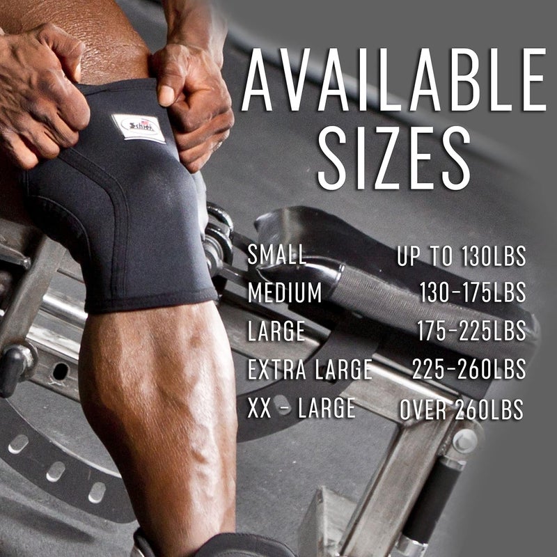 Schiek Sports Model 1170 Knee Sleeves - 5mm Neoprene Knee Compression Sleeves for Weight Lifting - Image 4